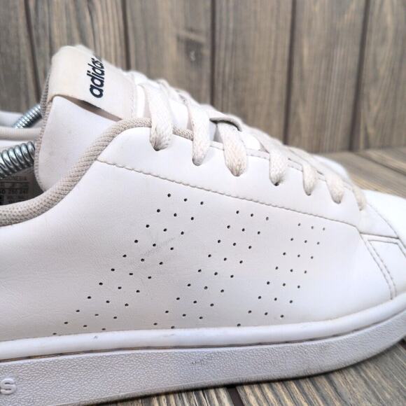 Adidas Men Advantage Cloud White Legend Ink Low Sneakers Shoes 7 Women 9 GZ5299 - Picture 9 of 11